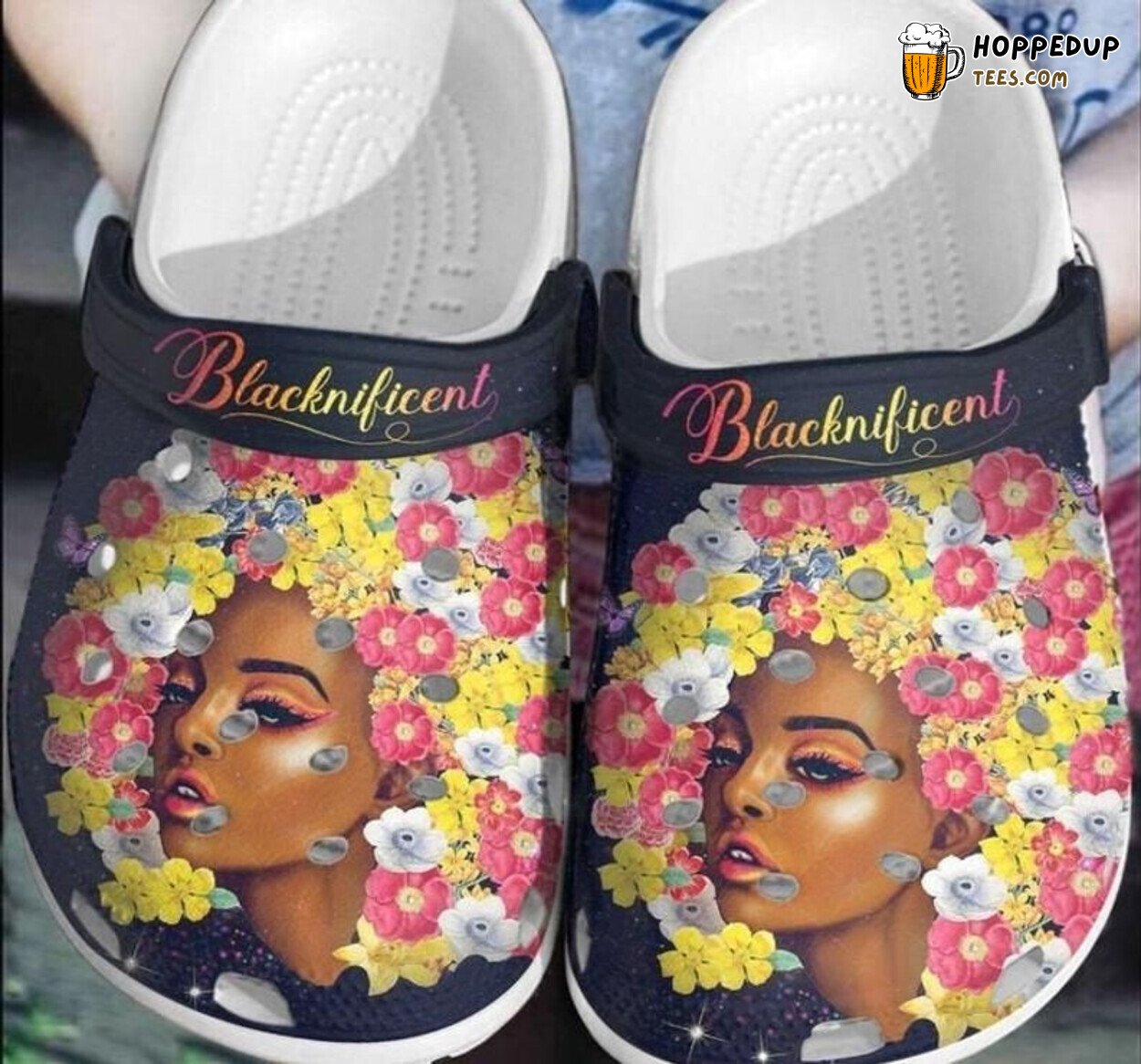 Blacknificent Birth Month Themed Shoes Cute Rubber Clog Shoes Comfy Design