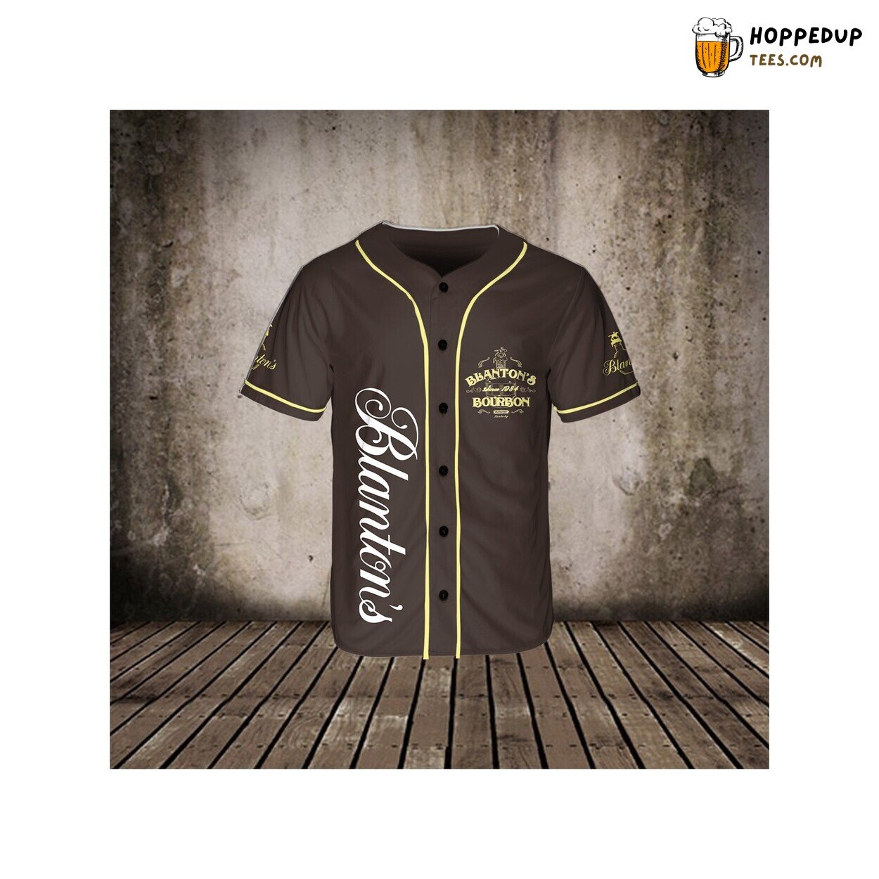Blantons Whiskey Baseball Jersey Shirt Beer Lovers Vodka 3D Unisex Shirt