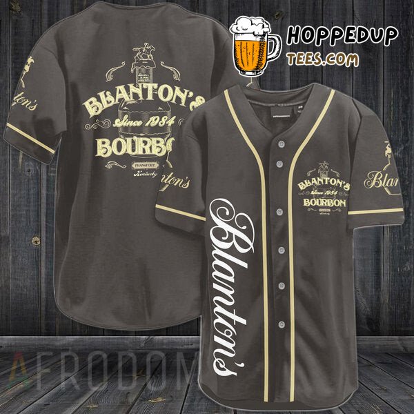 Blanton’s Whiskey Brown Theme Baseball Jersey Unique Edition Style
