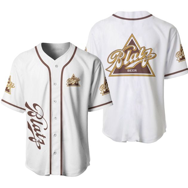 Blatz Beer Inspired Baseball Jersey T Shirt HU