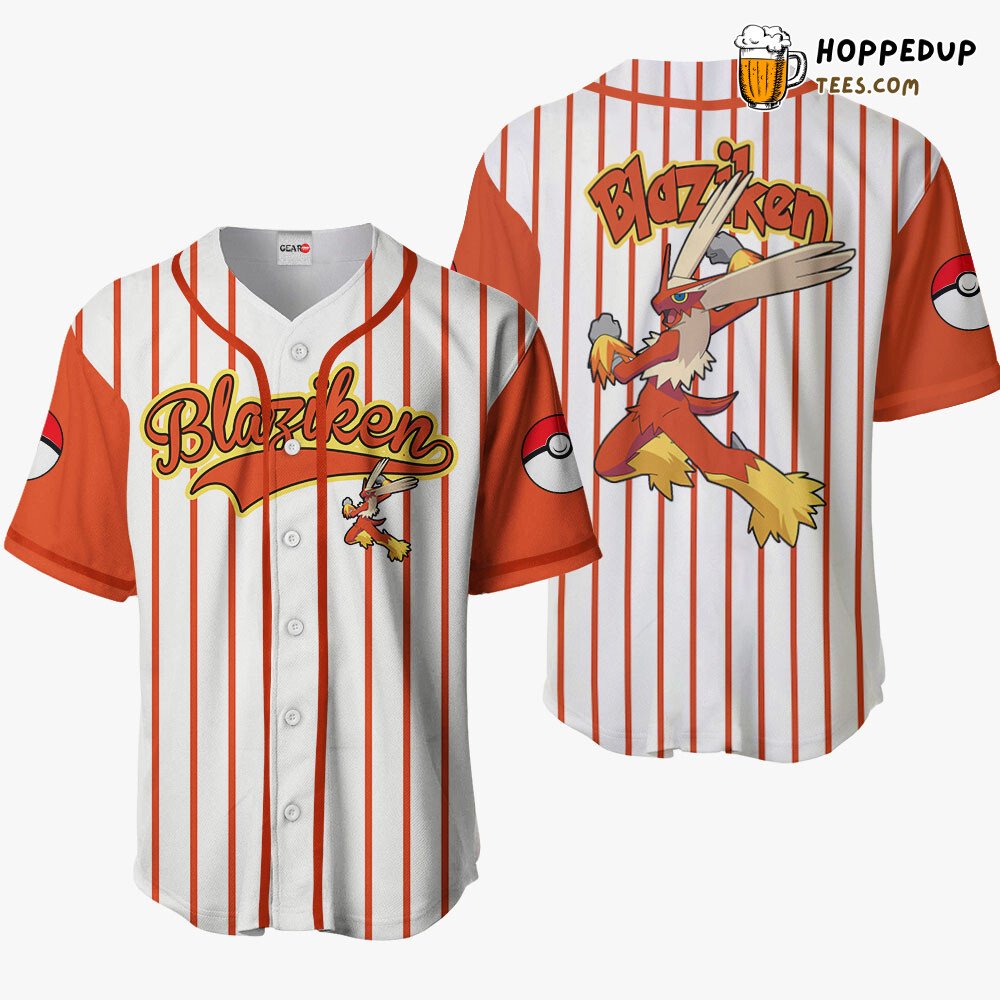 Blaziken Unique Design Baseball Jersey Collection Distinctive Edition Style Blaziken Unique Design Baseball Jersey Collection Distinctive Edition Style
