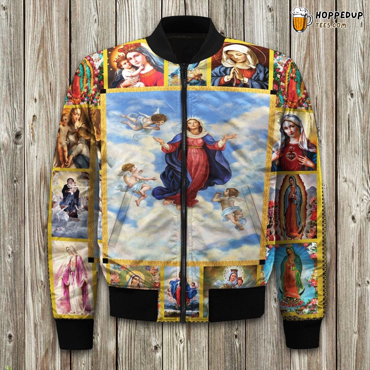 Blessed Virgin Mary Bomber Jacket