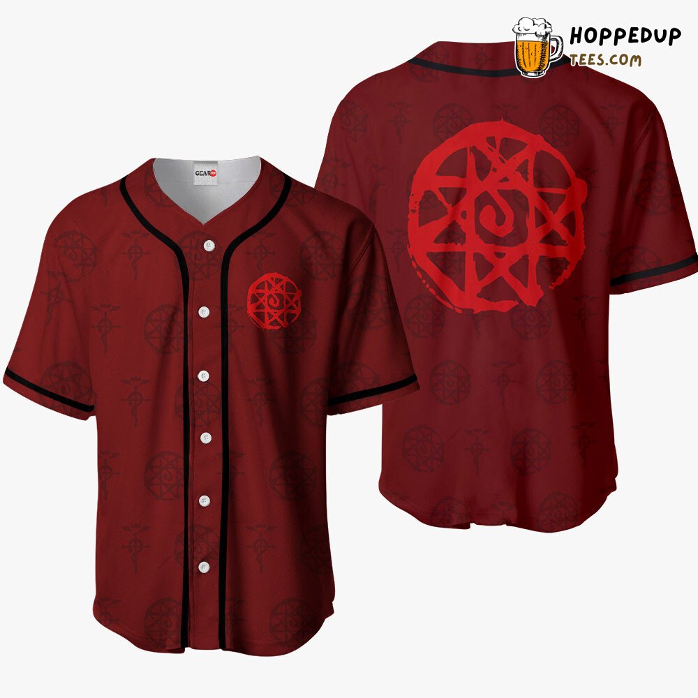 Blood Seal Design Anime Baseball Jersey Shirt Exclusive Edition Theme