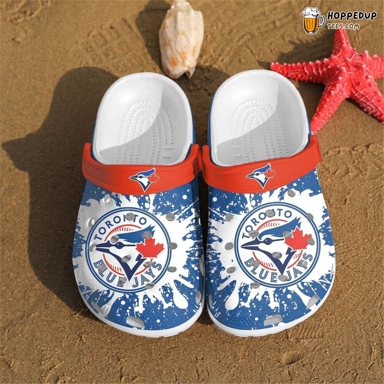 Blue Jays Fan Gift Rubber Personalized Custom Name Clog Shoes