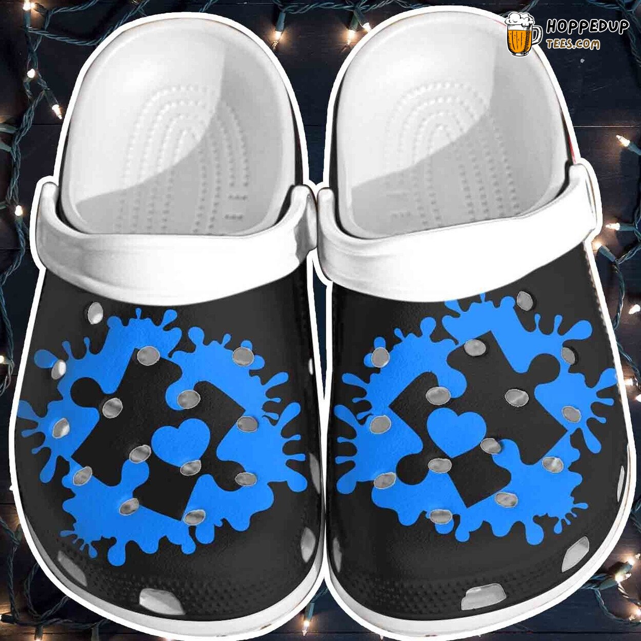 Blue Puzzle Autism Awareness Custom Comfortable Gift Shoes