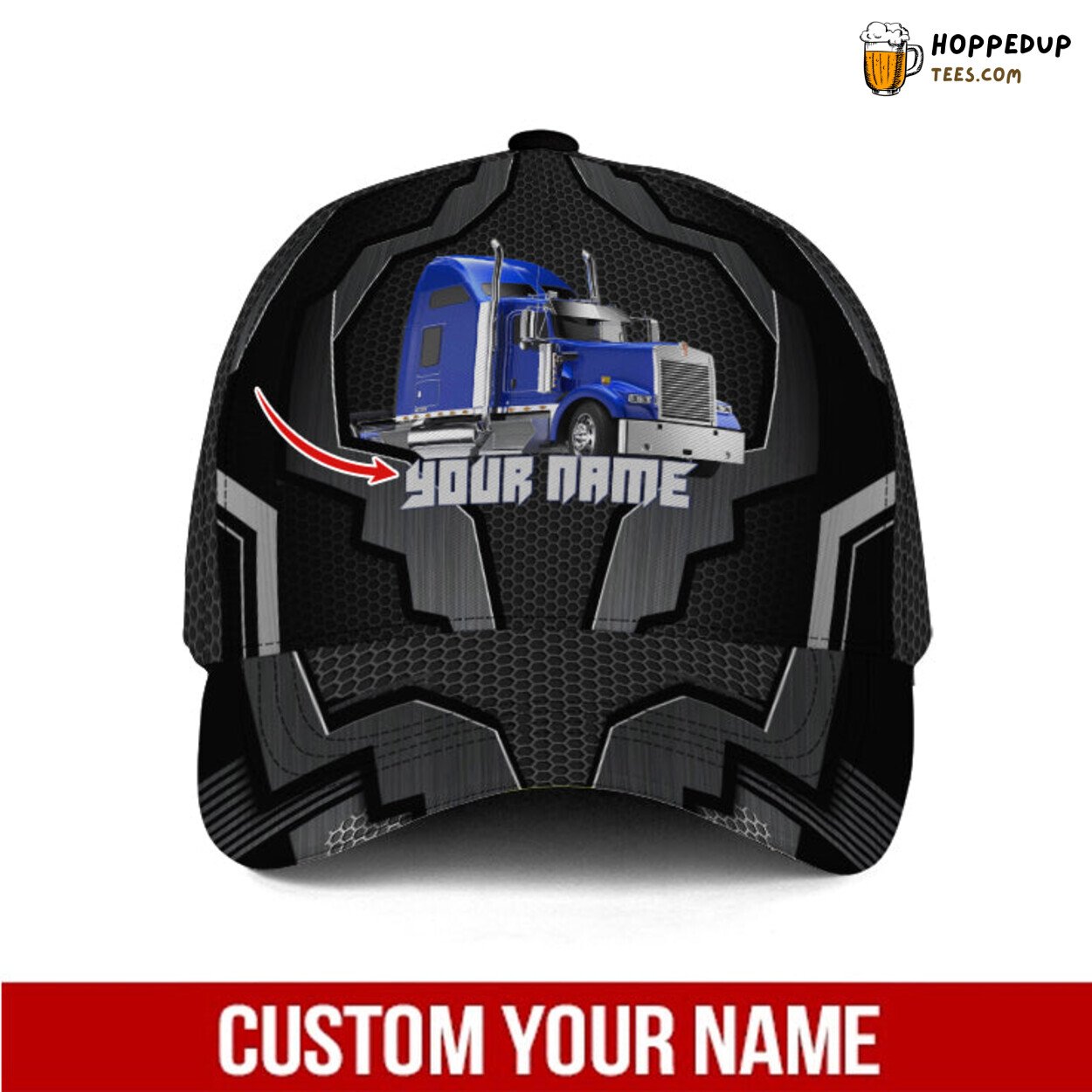Blue Trucker Personalized Classic Cap Unique Design Special Hat Ideal Gift