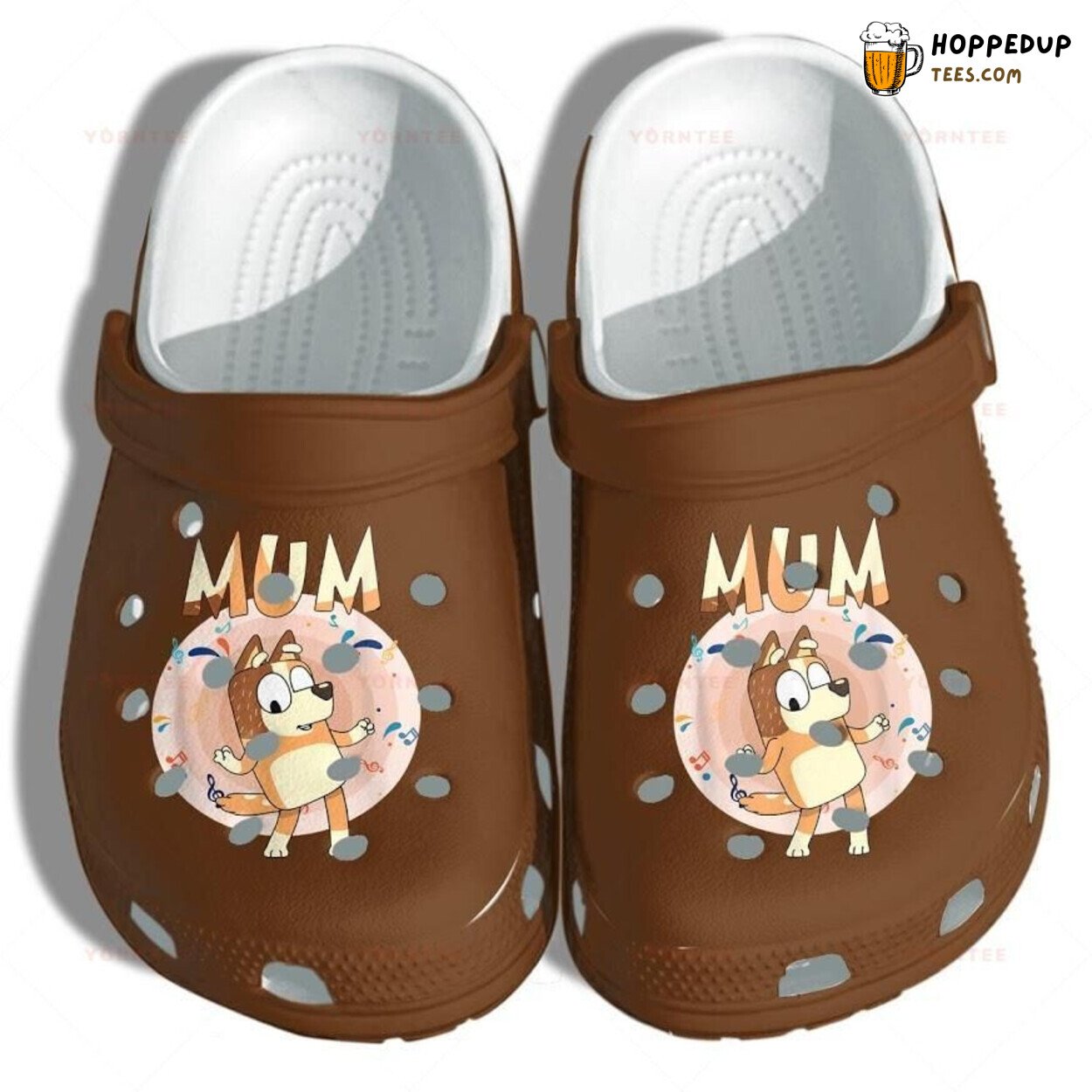 Bluey Dog Mum Mothers Day Lover Gift Comfortable Rubber Clogs Shoes