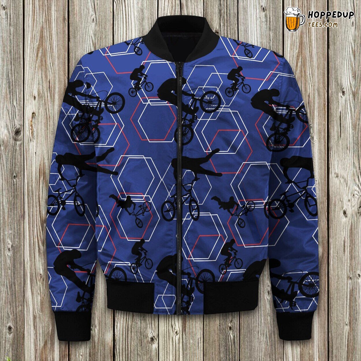 BMX Rider’s Dream Winter Bomber Jacket Tailored Unique Elegance Precision Design