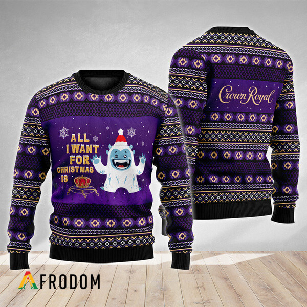 Boho Stripes Crown Royal Ugly Christmas Sweater HU