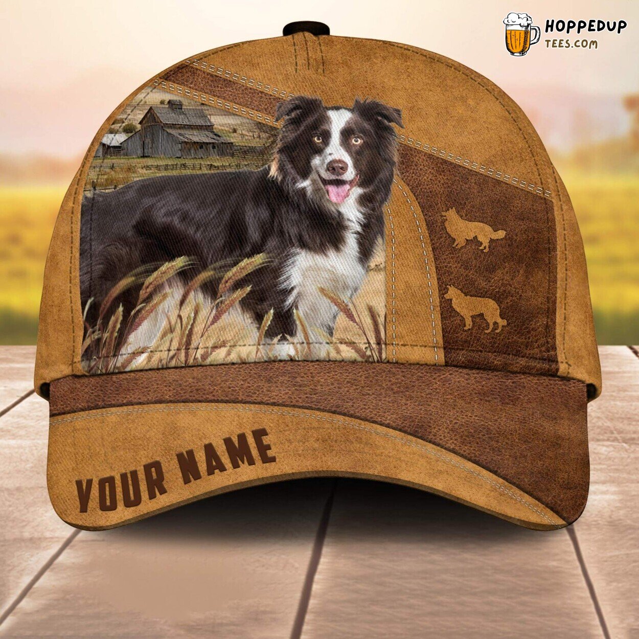 Border Collie Custom 3D All Over Print Baseball Cap Farm Lovers Animal