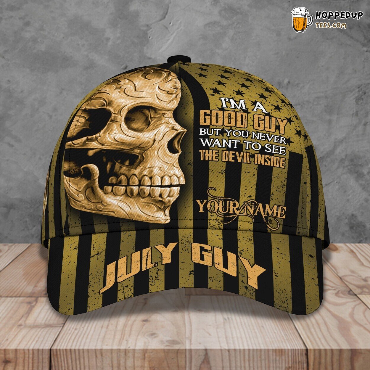 Born in Summer Personalized 3D Classic Cap Celebrating July Gentlemen