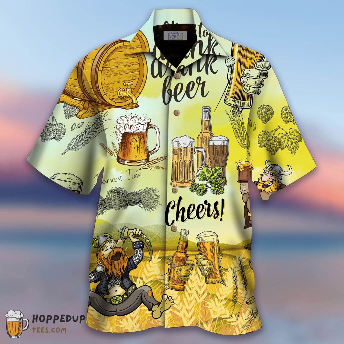 Born To Drink Beer Best Hawaiian Shirts