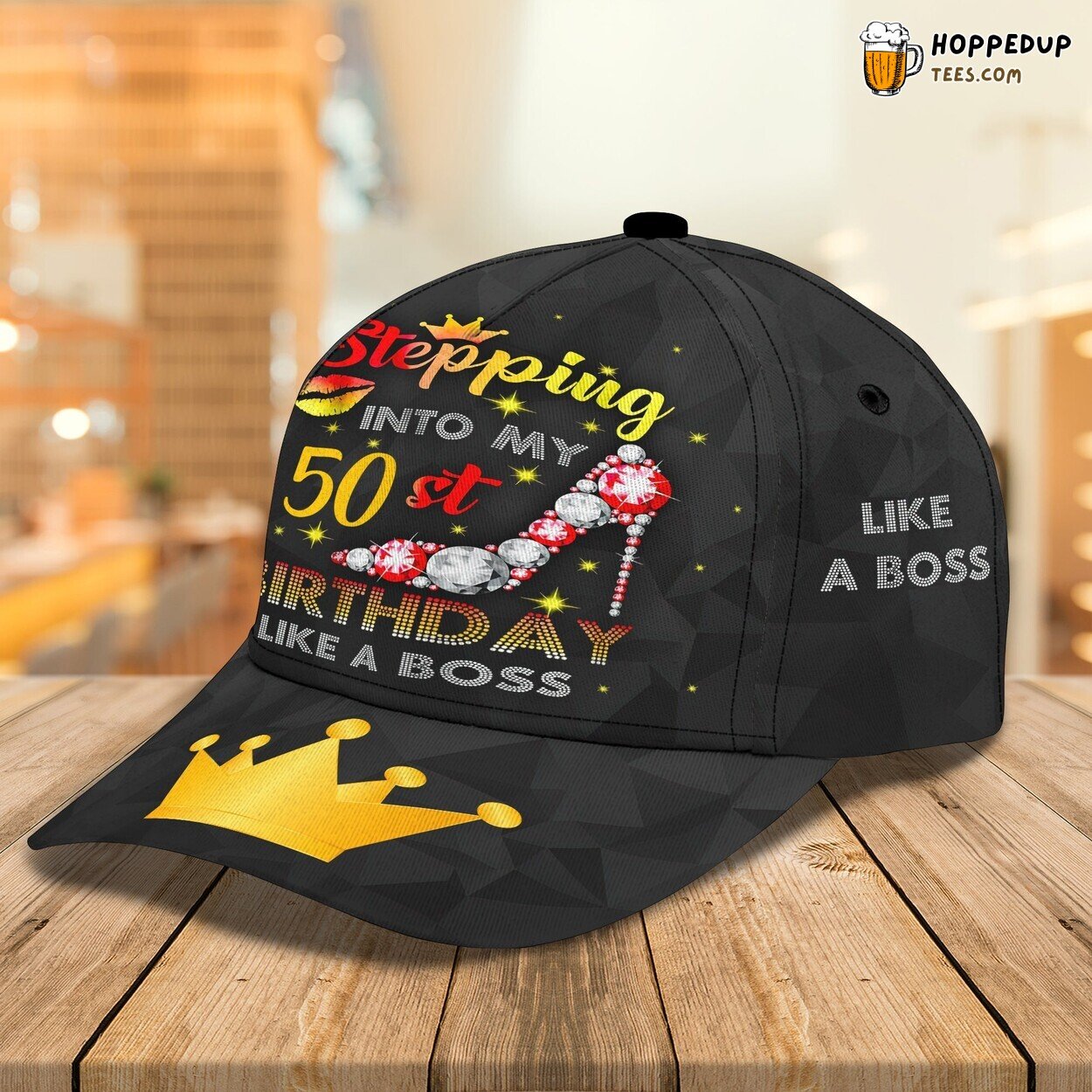 Boss Mode 3D Classic Cap Personalized Unique Embroidery Style Design
