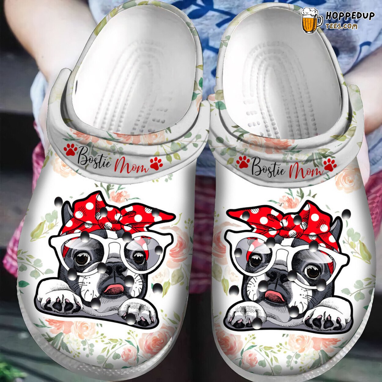 Bostie Mom Mother Day Gift Comfortable Classic Clogs Shoes