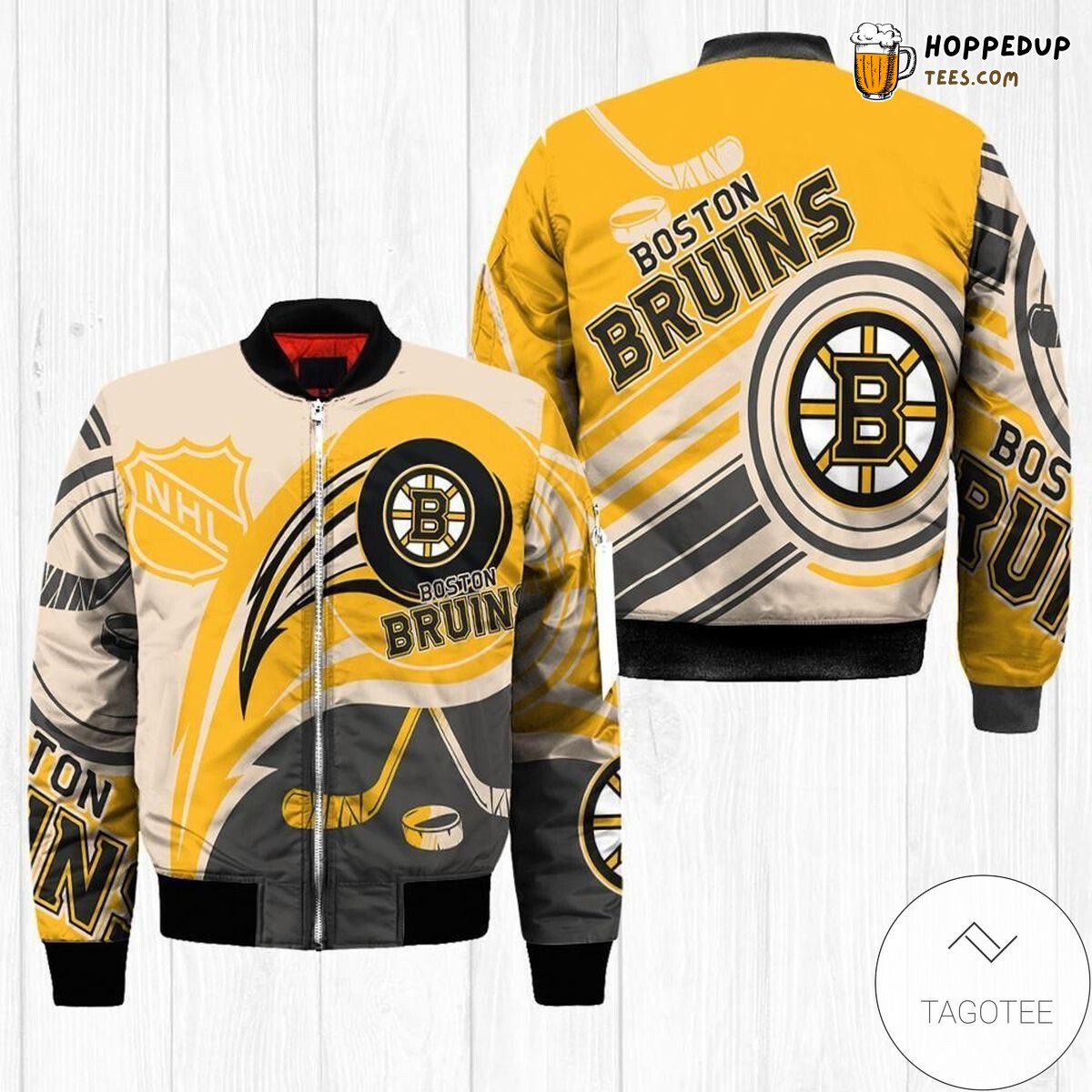 Boston Bruins NHL Classic Bomber Jacket Premium Team Pride