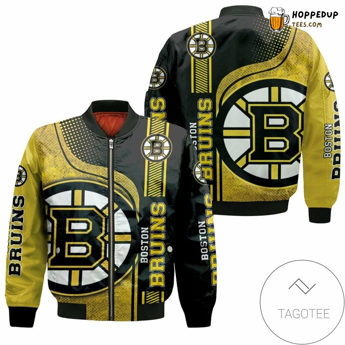 Boston Bruins NHL Heritage Bomber Jacket Fan Favorite Edition