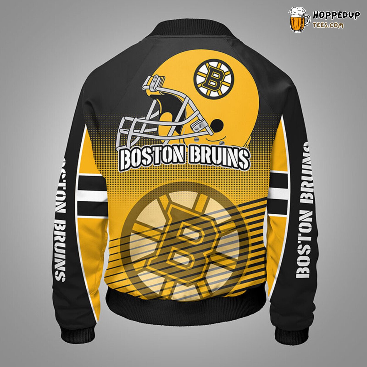 Boston Bruins NHL Yellow Unisex Themed Unique Bomber Jacket Stylish Design