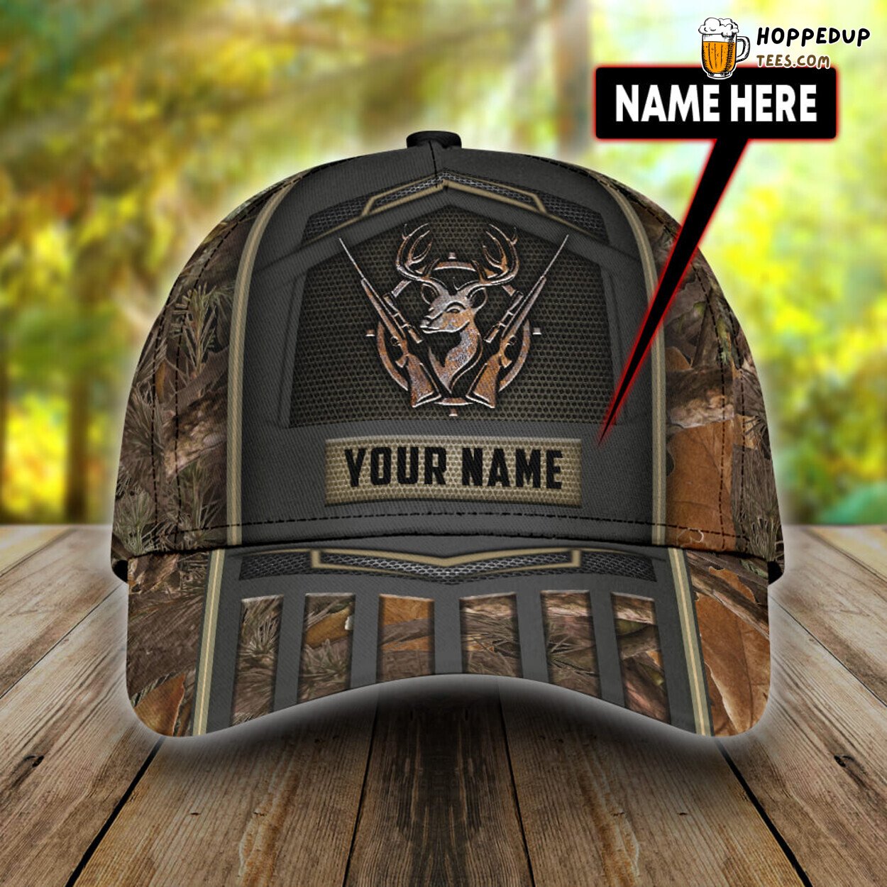 Bow Hunting Elegance 3D Print Classic Baseball Cap Custom Craft