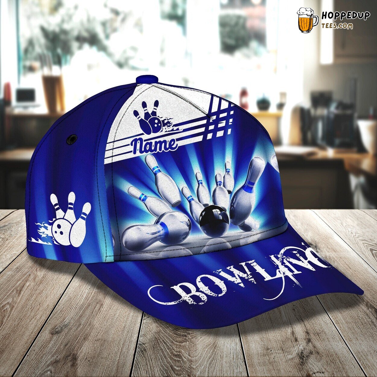 Bowling Classic 3D Cap Personalized Name Unique Premium Design Edition
