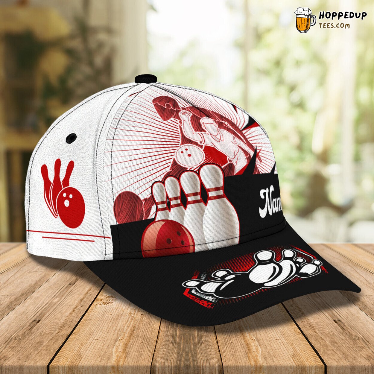 Bowling Series Classic 3D Cap Personalized Name Unique Premium Design