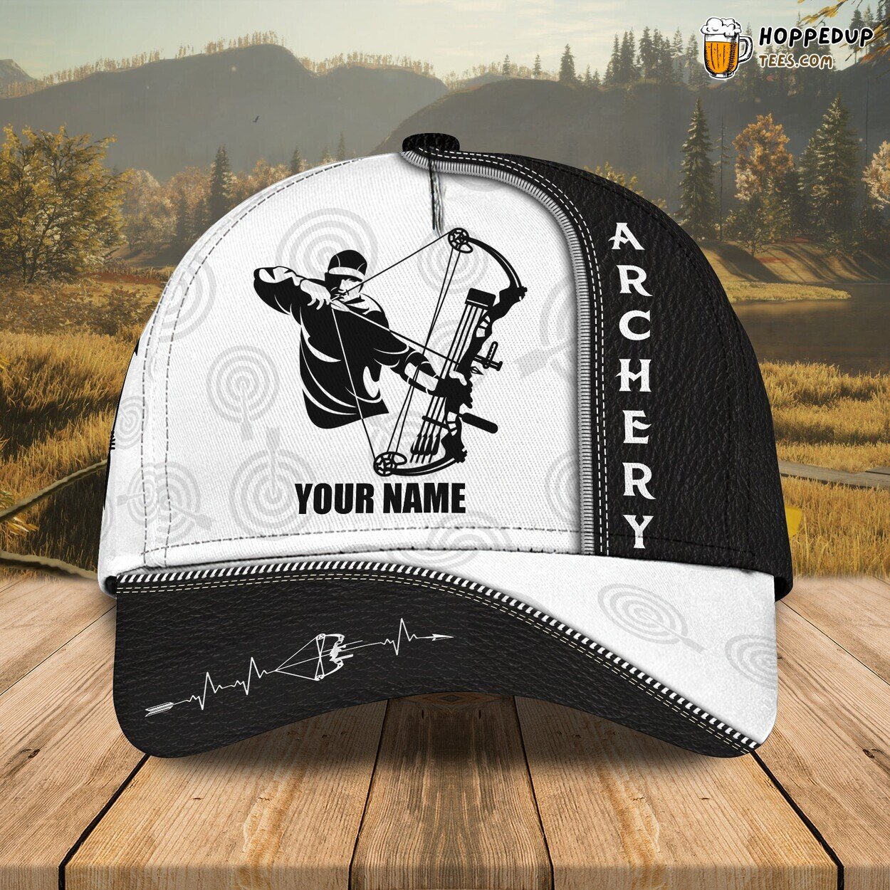 Bowstring Pulled Tight Personalized 3D Classic Cap Archery Dedication