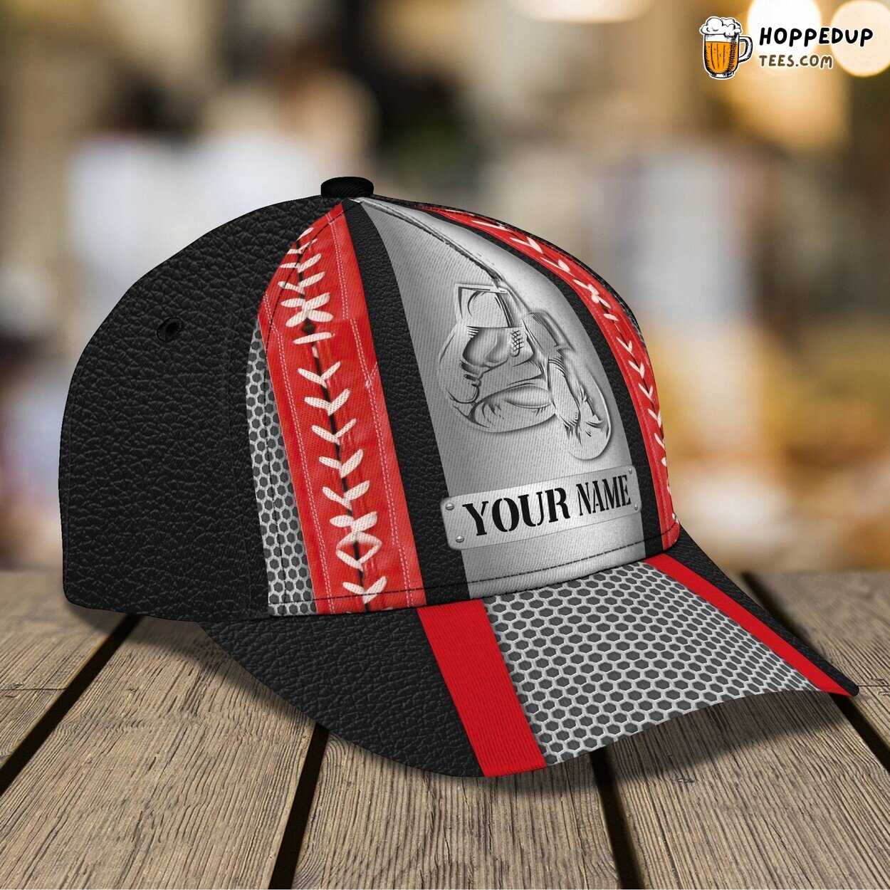 Boxing Enthusiast’s Tribute 3D Classic Cap Personalized Name Unique Design