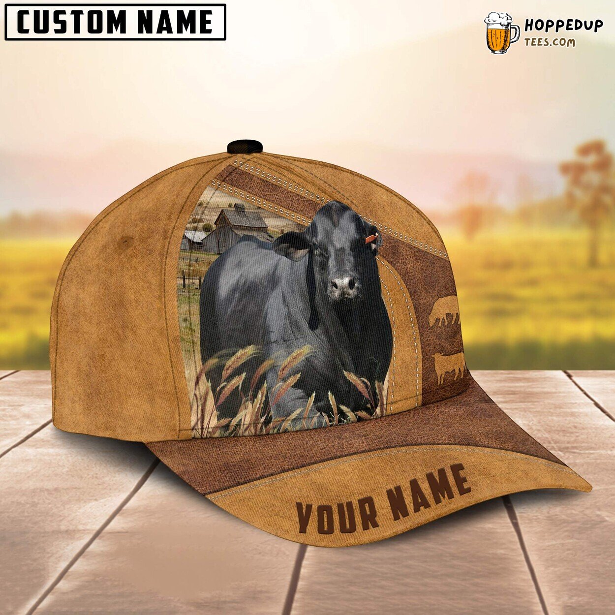 Brangus Custom Name Cap Farm Design Baseball Cattle Enthusiast Hat Wear