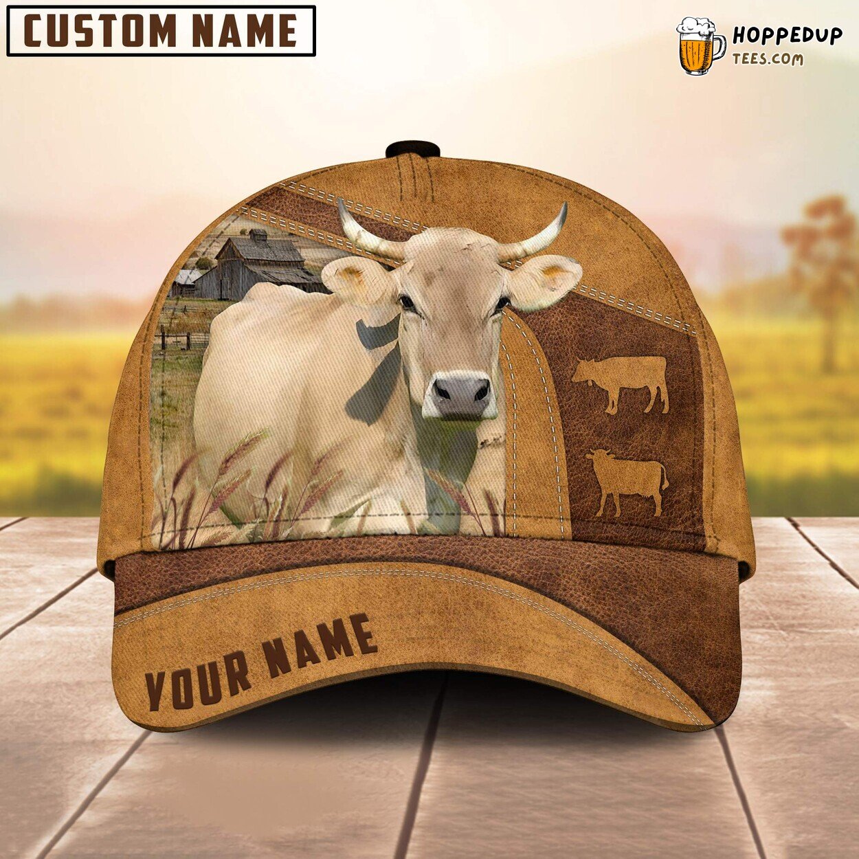 Braunvieh Cattle Unique Farm Baseball Cap Avid Farmer Lover Braunvieh Cattle Unique Farm Baseball Cap Avid Farmer Lover