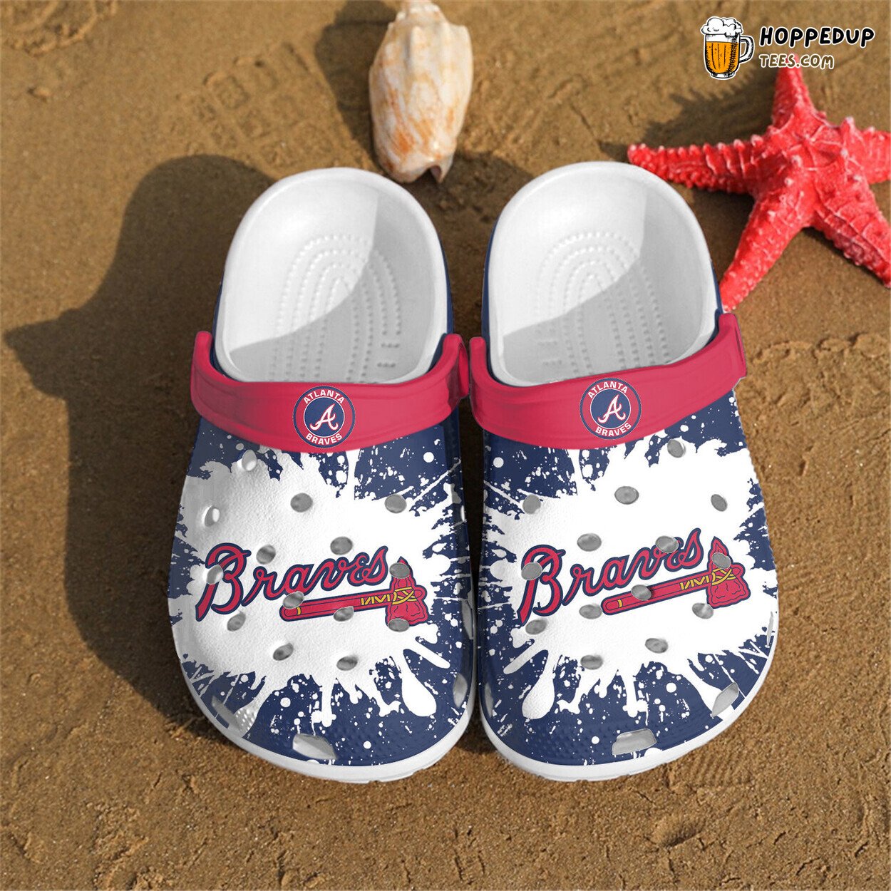Braves Themed Comfortable Stylish Clog Shoes for Fans and Players
