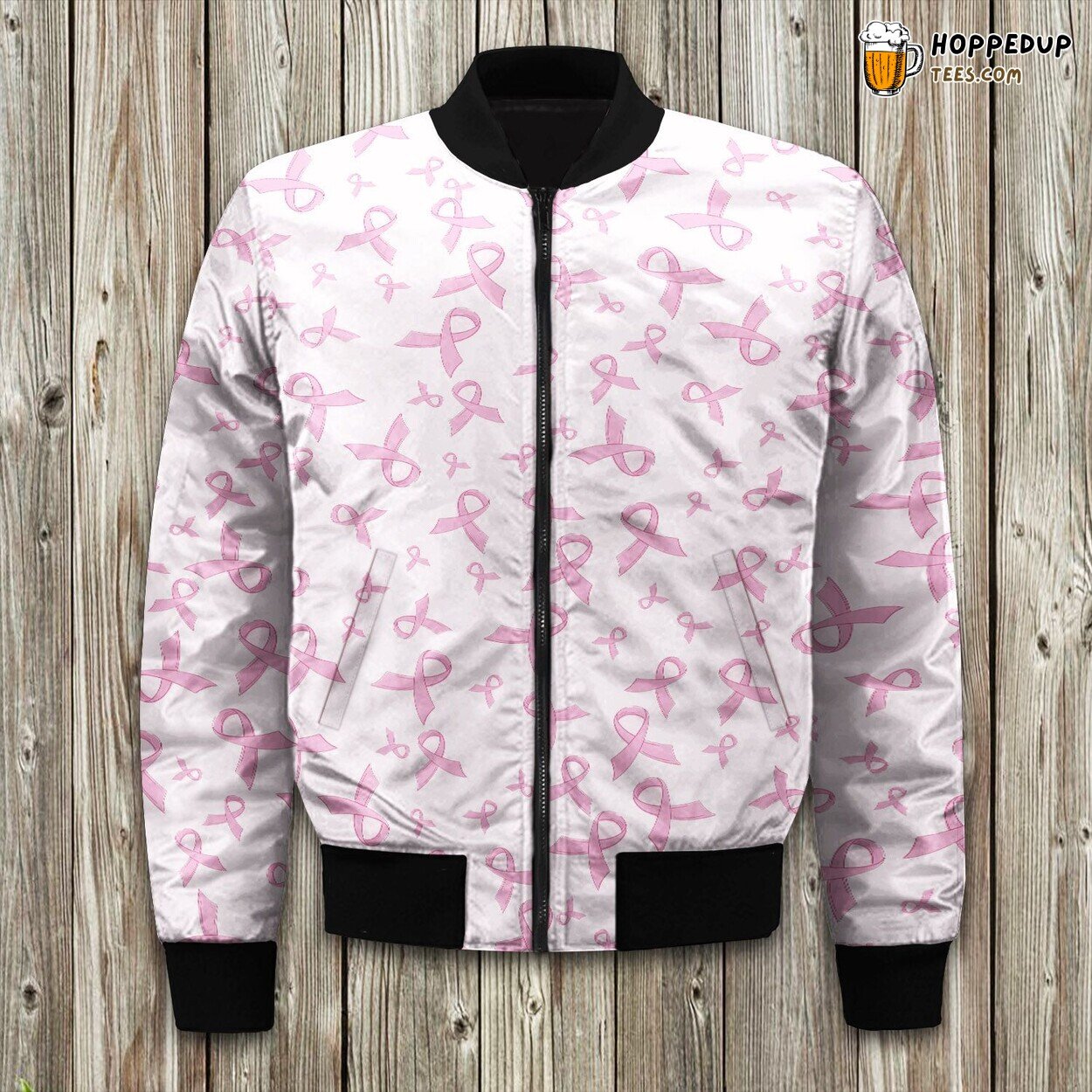 Breast Cancer Awareness Pink Best Bomber Jacket