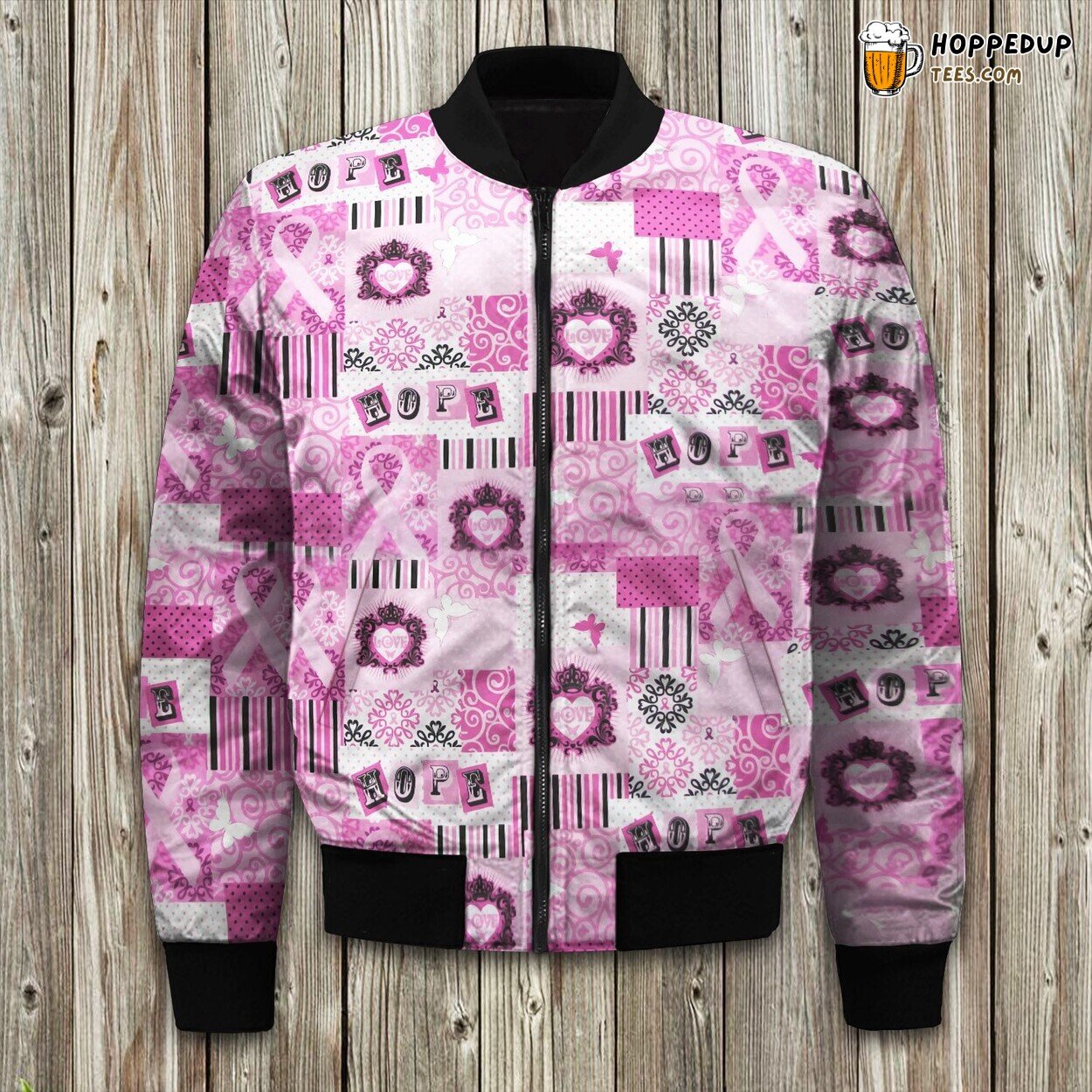 Breast Cancer Awareness Pink Nice Bomber Jacket