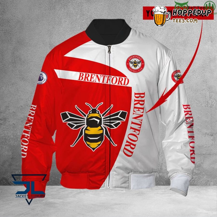 Brentford FC Custom Name Premier League Bomber Jacket