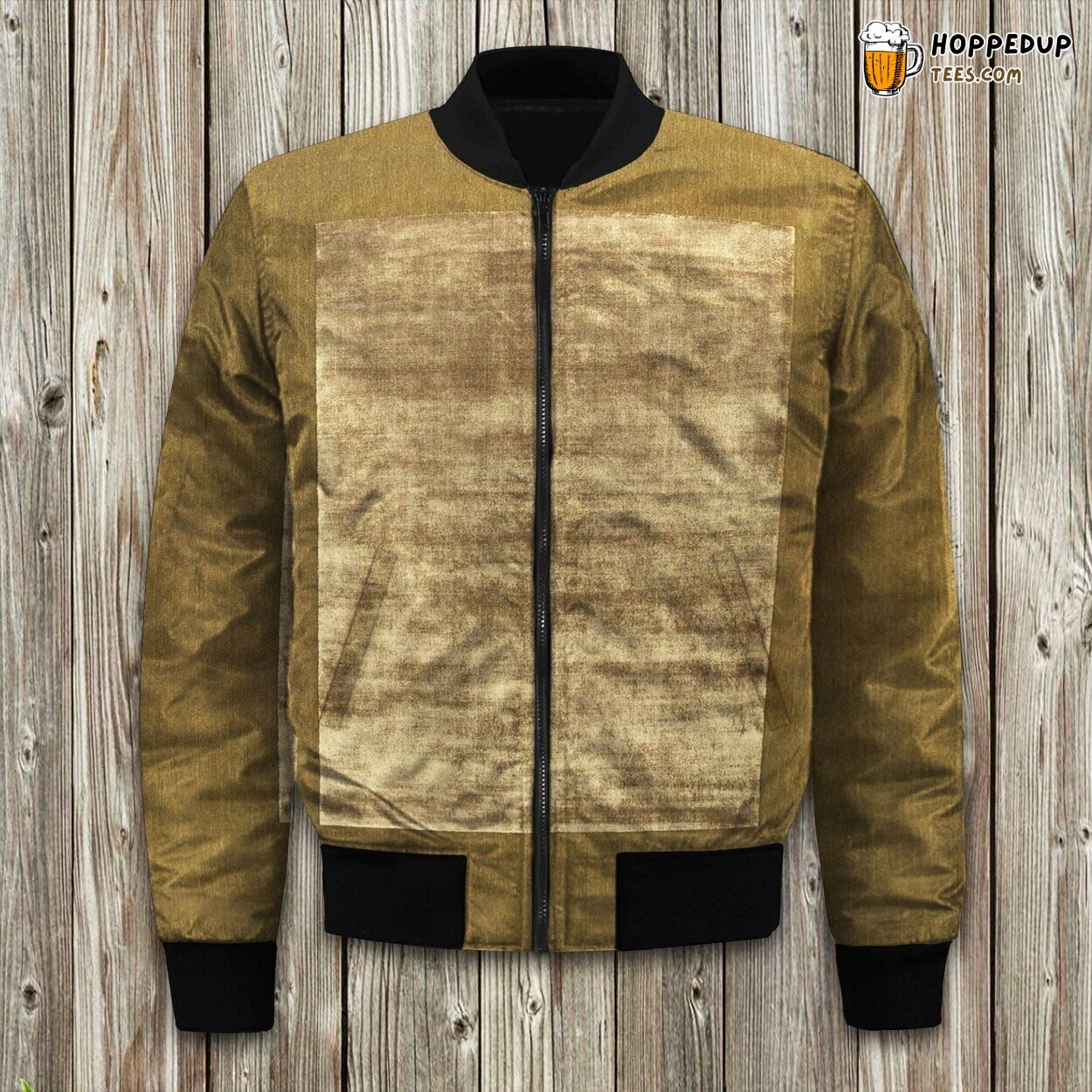 Brianne Luxe Gold Essence Winter Bomber Jacket Tailored Unique Elegance Design