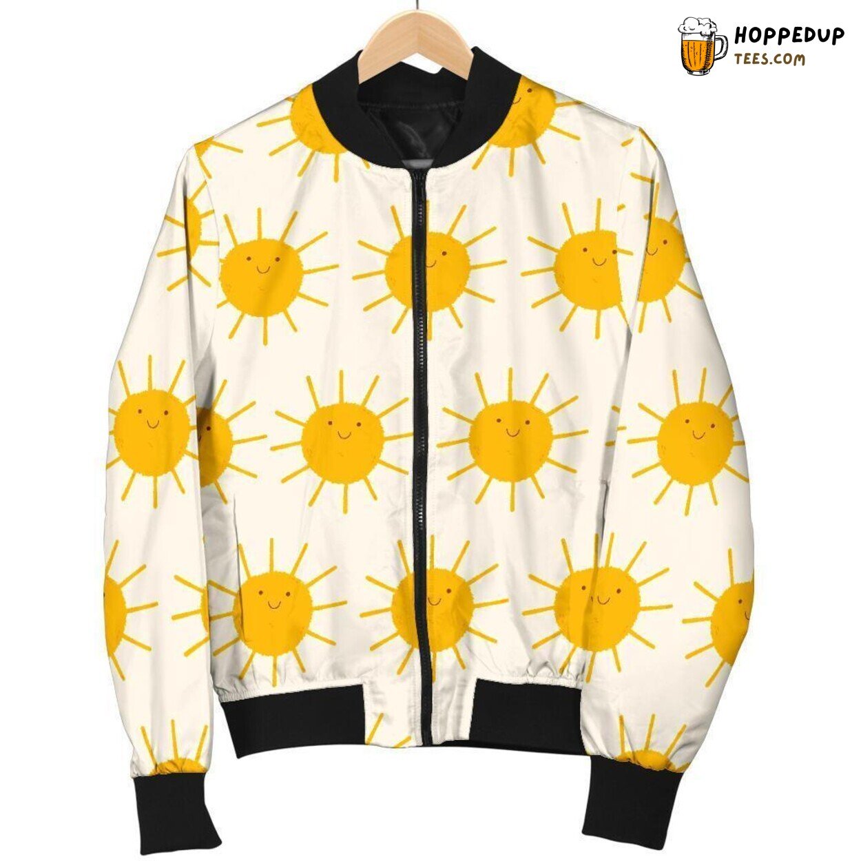 Bright Sun Celestial Display Men’s Bomber Jacket Unique Pattern Design Tribute Bright Sun Celestial Display Men’s Bomber Jacket Unique Pattern Design Tribute