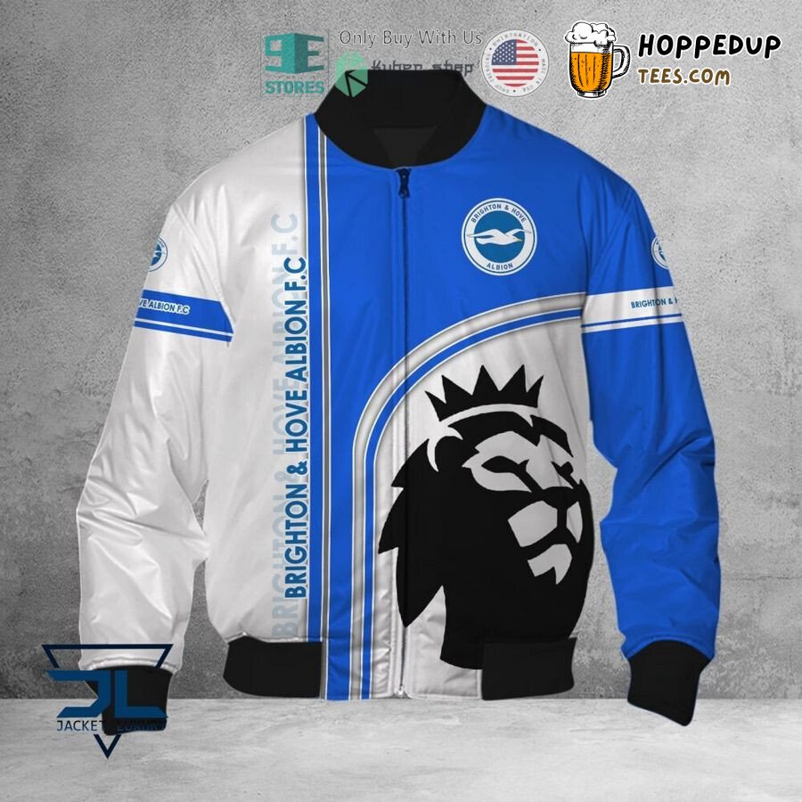 Brighton Hove Albion FC Lion Edition Bomber Jacket