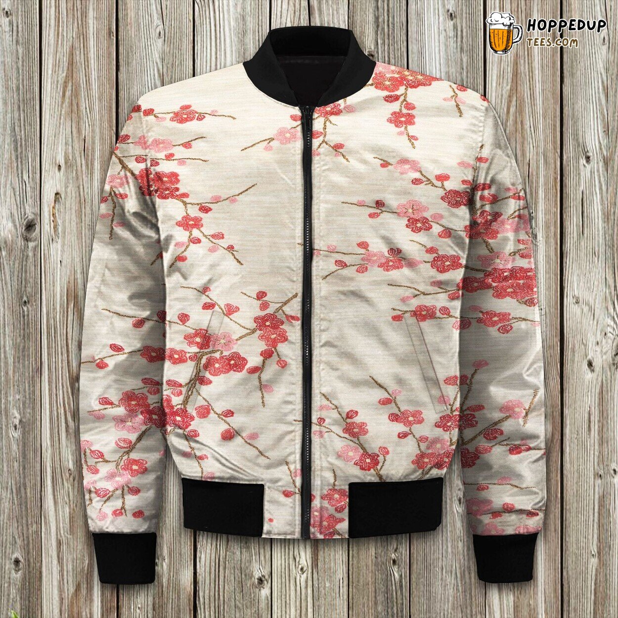 Brio Cherry Blossom Bomber Jacket