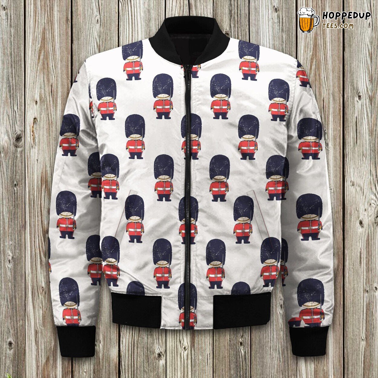 British Army Inspired Winter Bomber Jacket Soldier’s Pride Displayed