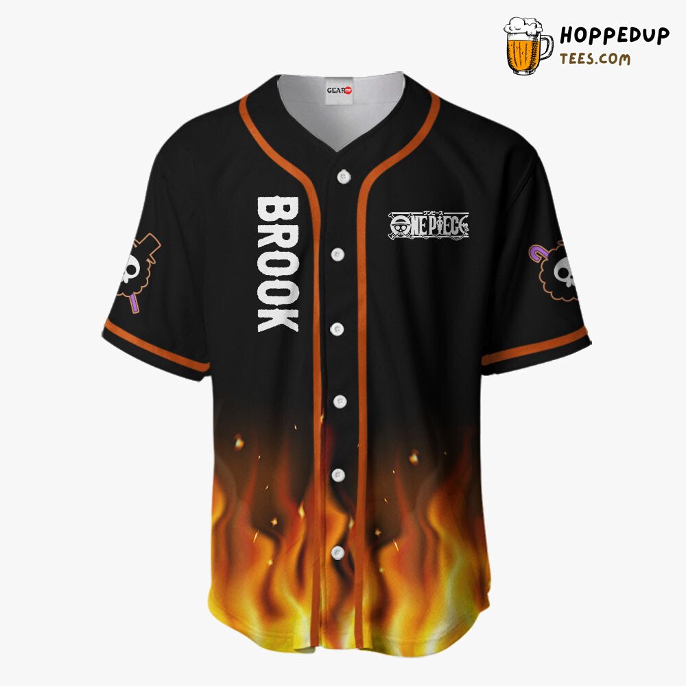 Brook Distinctive OP Anime Design Baseball Jersey Unique Edition Style