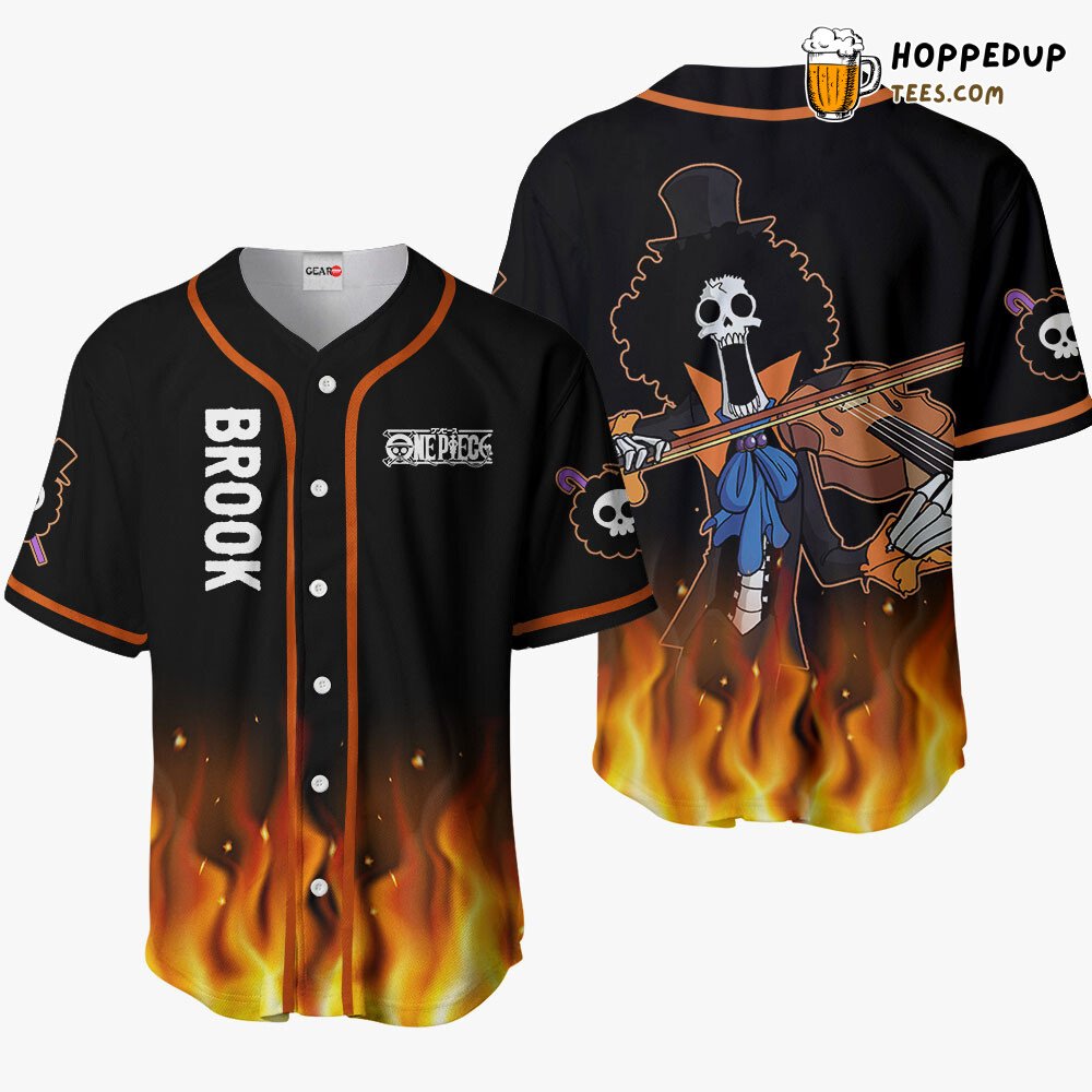 Brook Distinctive OP Anime Design Baseball Jersey Unique Edition Style