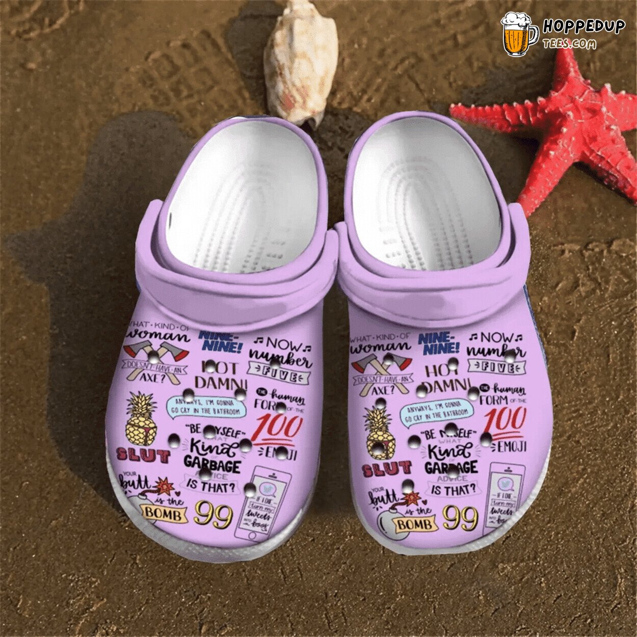 Brooklyn Nine-Nine Themed Rubber Clog Shoes Comfy Footwear for Fans