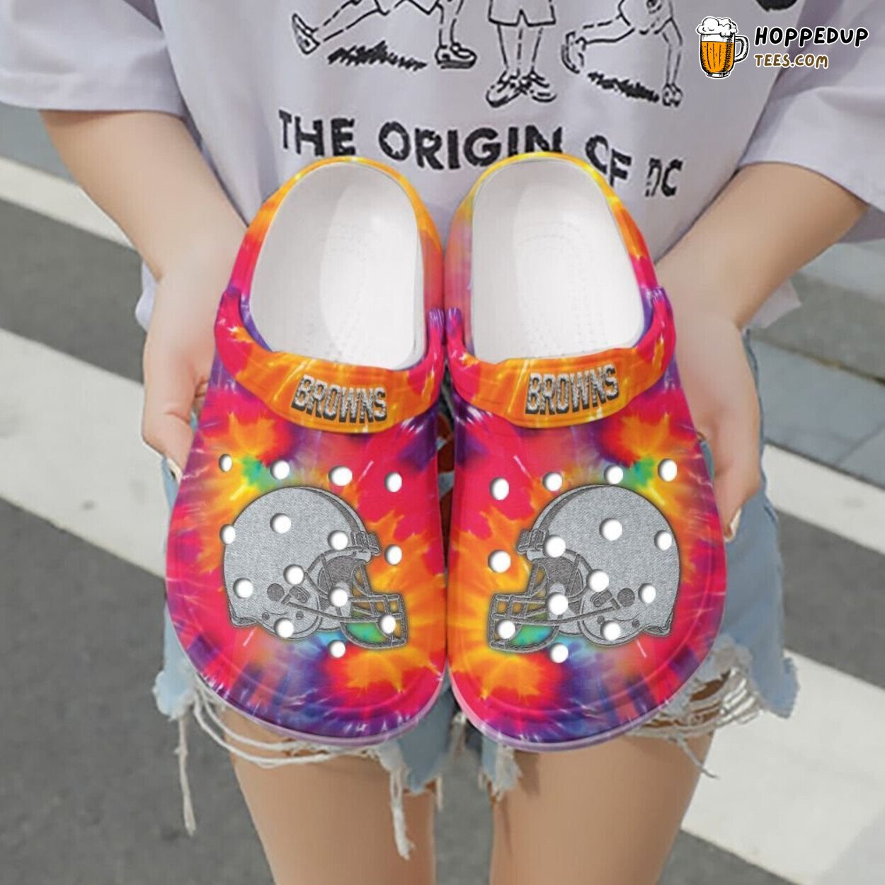 Browns Custom Name Themed Stylish Comfortable Clog Shoes