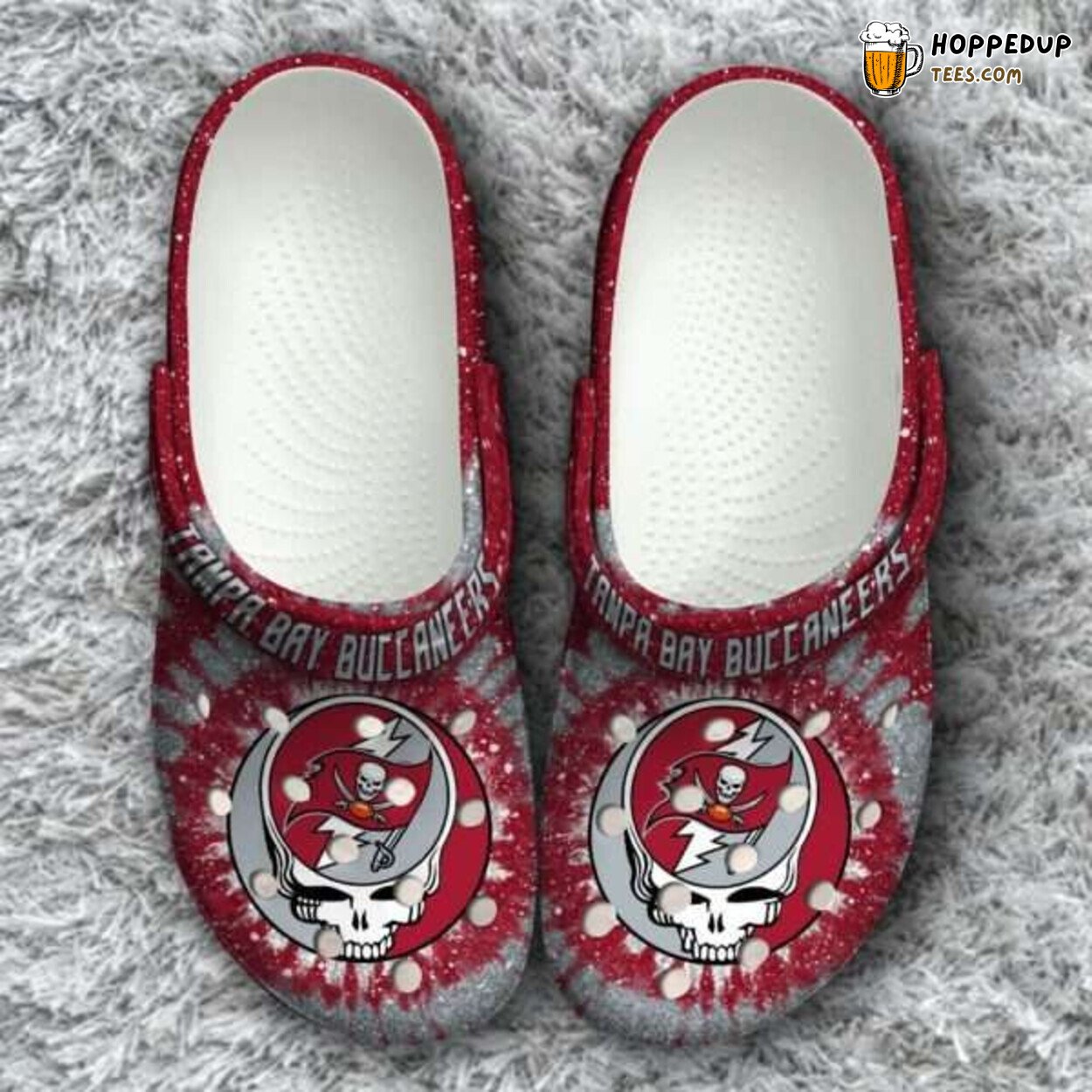 Buccaneers Grateful Dead Inspired Comfortable Unique Clogs Shoes