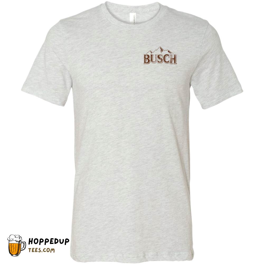 Buck LCFB Silhouette Busch Hunting Ash Grey Tee HU