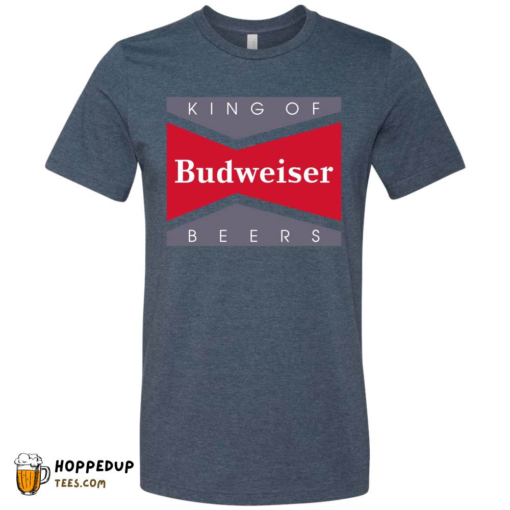 Bud King of Beers Dye Heather Navy Tee HU
