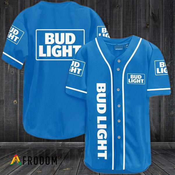 Bud Light Azure Edition Classic Baseball Jersey HU
