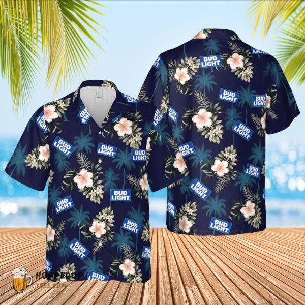 Bud Light Beer Aloha Shirt