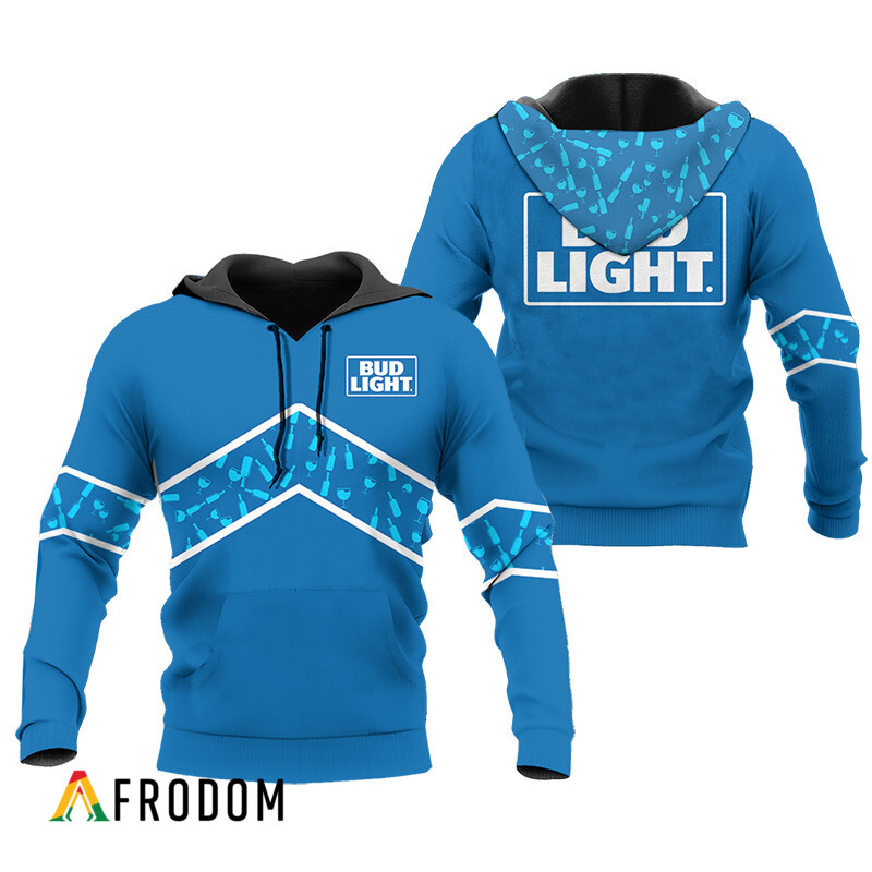 Bud Light Beer Blue Wine Pattern Hoodie HU
