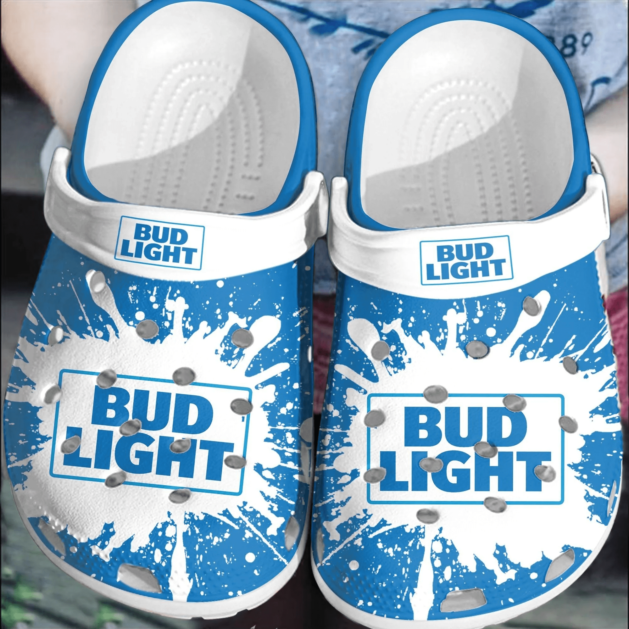 Bud Light Beer Comfortable Crocband Clogs HU