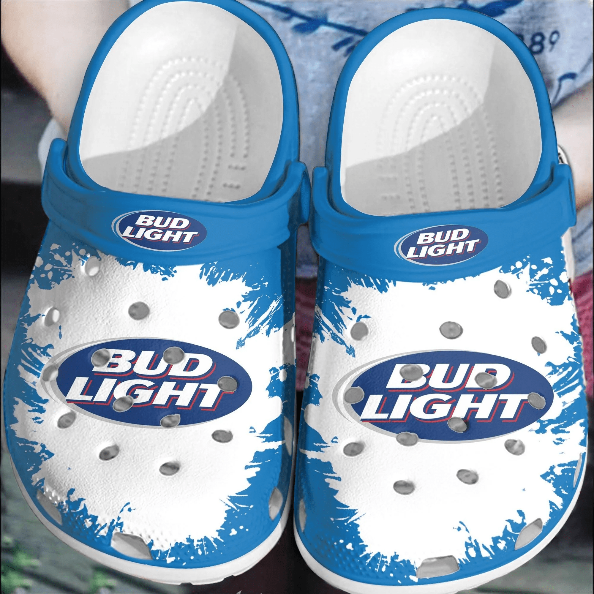 Bud Light Beer Comfortable Crocband Clogs HU