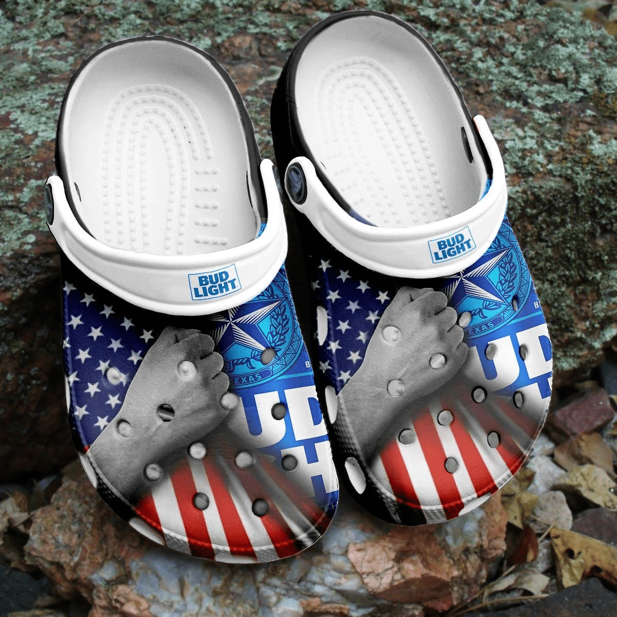 Bud Light Beer Crocband Comfortable Crocs Clogs Shoes HU